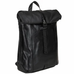 The Bridge Medium Roll Top Italian Travel Backpack Black - 061556 3Q 86 NH -Luxe Style Central the bridge medium roll top italian travel backpack black 061556 3q 86 nh p1990 8804 image
