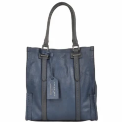The Bridge Unisex Small Travel Shopper Bag Blue - 00650041P 2K