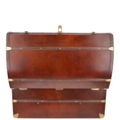 The Bridge Vintage Large Italian Vegetable Tanned Leather Trunk Brown: 0088424 01 -Luxe Style Central the bridge vintage large italian vegetable tanned leather trunk brown 0088424 01 p3434 15047 image