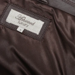 Three Button Leather Blazer Mid Brown: Malone -Luxe Style Central three button leather blazer mid brown malone p1086 4572 image