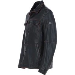 Men’s Leather Jacket Black: Samo -Luxe Style Central trapper men s leather jacket black samo p6806 24883 image