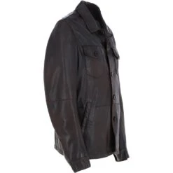 Men’s Leather Jacket Red/Brown: Samo -Luxe Style Central trapper men s leather jacket red brown samo p6808 24893 image