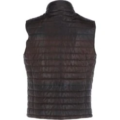 Men’s Leather Vest Red/Brown: 7950 -Luxe Style Central trapper men s leather vest red brown 7950 p6800 24932 image