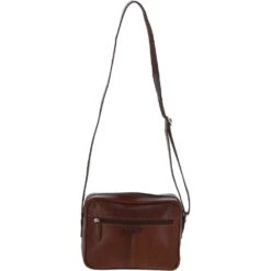 Unisex Leather Body Bag – Chestnut Tan: T-72 -Luxe Style Central unisex ashwood leather body bag chestnut tan t 72 p6750 24567 image