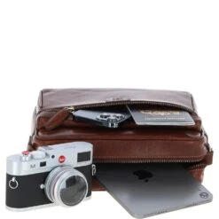 Unisex Leather Body Bag – Chestnut Tan: T-72 -Luxe Style Central unisex ashwood leather body bag chestnut tan t 72 p6750 24568 image