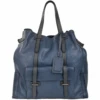 The Bridge Unisex Large Shopper Bag Blue : 00650541P 2K -Luxe Style Central unisex large shopper bag blue 00650541p 2k p798 8304 image