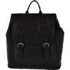 Unisex Leather Vintage Backpack Black/mud: F-86 -Luxe Style Central unisex leather vintage backpack black mud f 86 p2398 11028 image