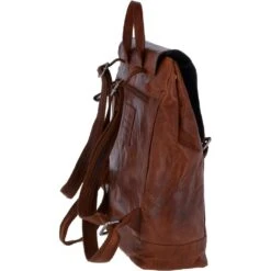 Unisex Leather Vintage Backpack Tan : F-86 -Luxe Style Central unisex leather vintage backpack tan f 86 p2400 11041 image