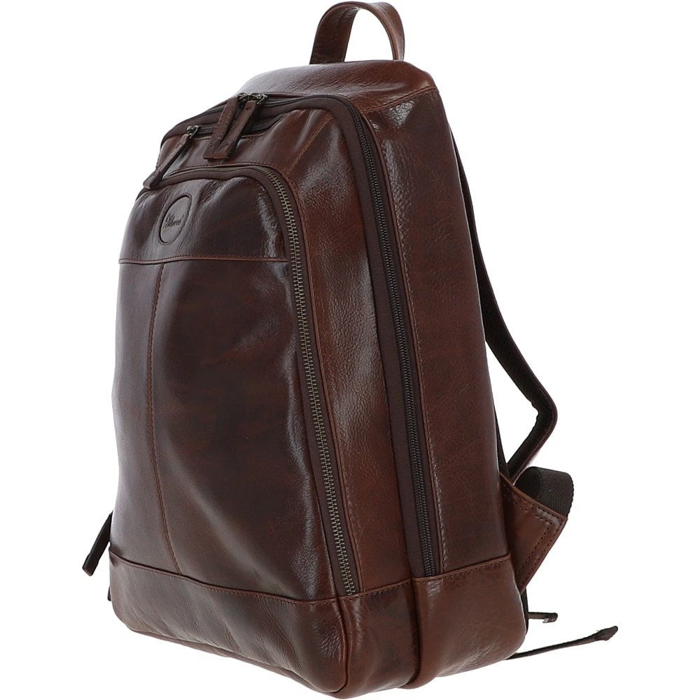 Unisex Mayfair Hi Veg Leather Backpack Tempo Brown : 8144 4 Unisex Mayfair Hi Veg Leather Backpack Tempo Brown : 8144 - Image 2