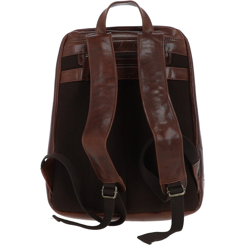 Unisex Mayfair Hi Veg Leather Backpack Tempo Brown : 8144 5 Unisex Mayfair Hi Veg Leather Backpack Tempo Brown : 8144 - Image 3