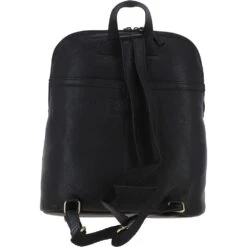 Unisex Michigan Leather Backpack Black : M-66 -Luxe Style Central unisex michigan leather backpack black m 66 p4001 17192 image