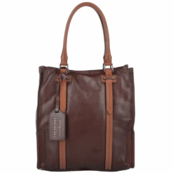The Bridge Unisex Shopper Work Bag Brown : 0650041P