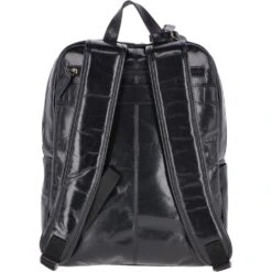 Vegetable Tanned Leather Backpack Black : 11319 -Luxe Style Central vegetable tanned leather backpack black 11319 p2451 11201 image