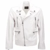 Vegetable Tanned Leather Biker Jacket White : Phoenix -Luxe Style Central vegetable tanned leather biker jacket white phoenix p2300 10413 image