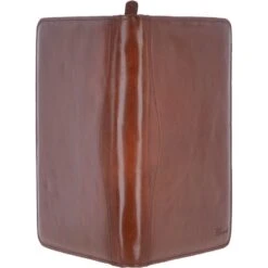 Vegetable Tanned Leather Document Holder Chestnut : A4 Sleeve -Luxe Style Central vegetable tanned leather document holder chestnut a4 sleeve p3339 14897 image