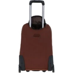 Vegetable Tanned Leather Luggage Cabin Trolley Chestnut : 89150 -Luxe Style Central vegetable tanned leather luggage cabin trolley chestnut 89150 p1347 24346 image