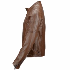 Vegetable Tanned Ribbed Leather Jacket Camel : Vespa 9 Vegetable Tanned Ribbed Leather Jacket Camel : Vespa -Luxe Style Central vegetable tanned ribbed leather jacket camel vespa p2316 10444 image