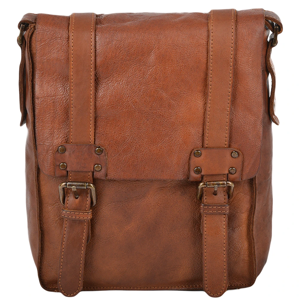 Vintage A4 Messenger Bag Rust : 7995 3 Vintage A4 Messenger Bag Rust : 7995