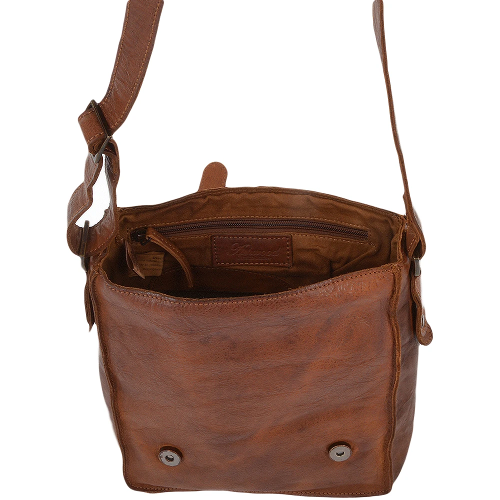Vintage A4 Messenger Bag Rust : 7995 6 Vintage A4 Messenger Bag Rust : 7995 - Image 4