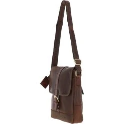 Vintage Cow Oily Leather Travel Bag Brown/Brandy: FEN-781 -Luxe Style Central vintage cow oily leather travel bag brown brandy fen 781 p5696 20298 image