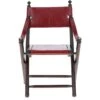 Vintage Folding Leather Chair Red: VIN-37 -Luxe Style Central vintage folding leather chair red vin 37 p6484 23663 image