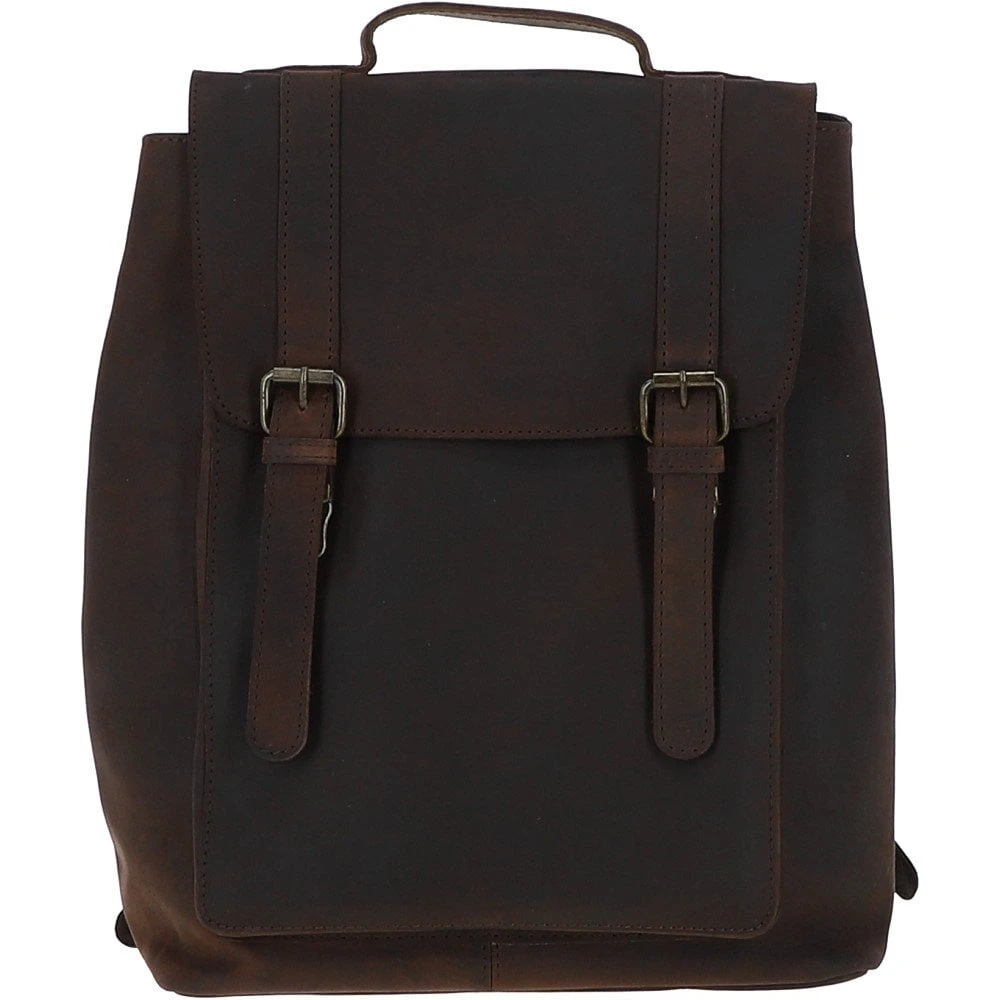 Vintage Leather Backpack Brown: Ryan 3 Vintage Leather Backpack Brown: Ryan