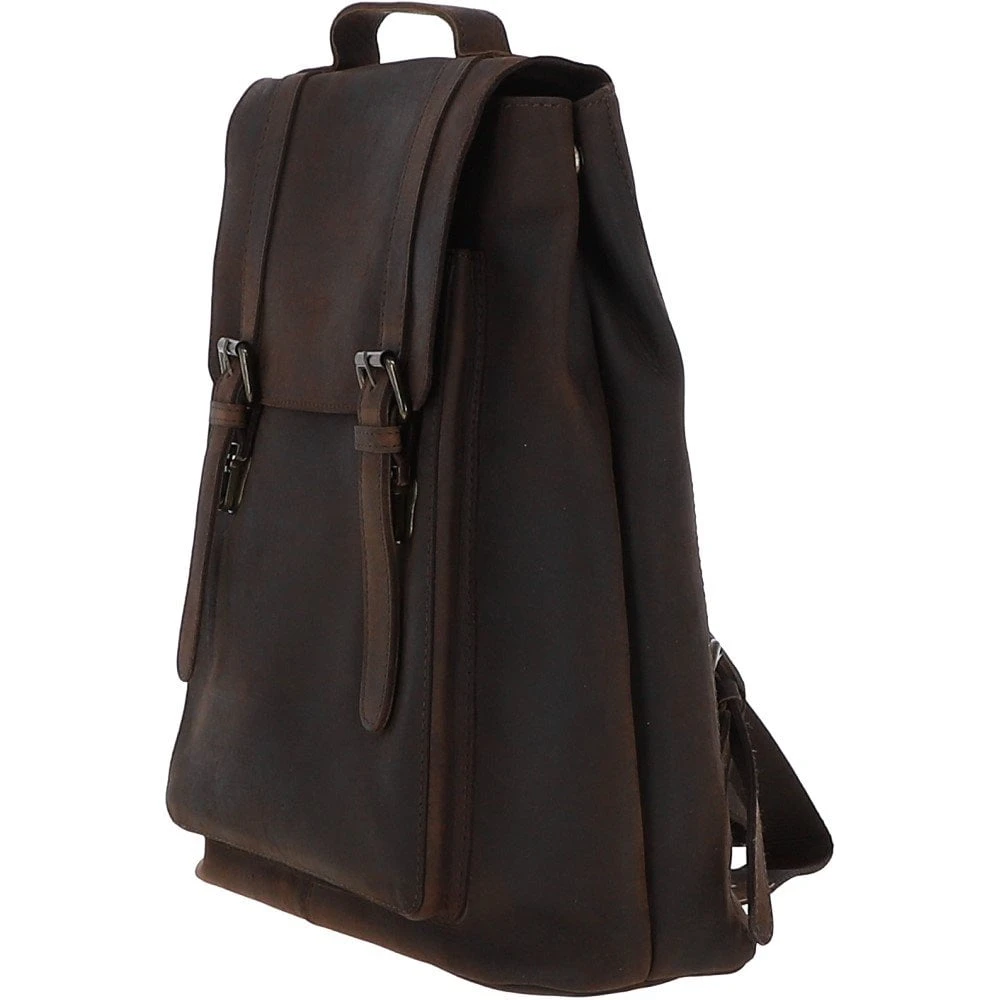 Vintage Leather Backpack Brown: Ryan 4 Vintage Leather Backpack Brown: Ryan - Image 2
