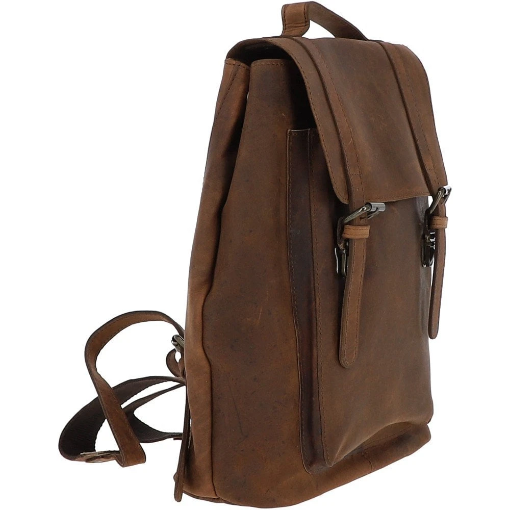 Vintage Leather Backpack Tan 2: Ryan 6 Vintage Leather Backpack Tan 2: Ryan - Image 4