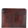 Vintage Leather Luxury A4 Metal Binder Sleeve Tan : Noah