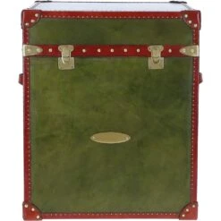 Vintage Leather Trunk Green: TBZ1UCO622