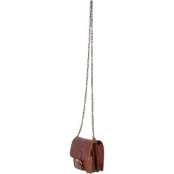 Vintage Mini Leather Cross Body Shoulder Bag With Chain Strap Honey – G27 -Luxe Style Central vintage mini leather cross body shoulder bag with chain strap honey g27 p3627 15127 image
