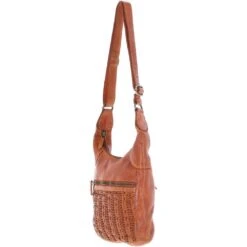 Vintage Woven Leather Crossbody Bag Tan: D-92 -Luxe Style Central vintage woven leather crossbody bag tan d 92 p6968 25716 image