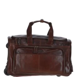 Weekend Columbian Leather Travel Holdall Brown : 8146 -Luxe Style Central weekend columbian leather travel holdall brown 8146 p7640 27565 image