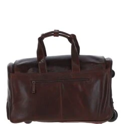 Weekend Columbian Leather Travel Holdall Brown : 8146 -Luxe Style Central weekend columbian leather travel holdall brown 8146 p7640 27567 image