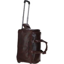 Weekend Columbian Leather Travel Holdall Brown : 8146 -Luxe Style Central weekend columbian leather travel holdall brown 8146 p7640 27570 image
