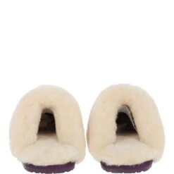Women's Classic Suede Sheepskin Slippers Purple : Fen-Ladies -Luxe Style Central womens classic suede sheepskin slippers purple fen ladies p4042 17311 image