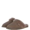 Women's Classic Suede Sheepskin Slippers Taupe: Fen-Ladies -Luxe Style Central womens classic suede sheepskin slippers taupe fen ladies p5571 20080 image