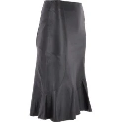 Women's Leather Fish Tail Skirt Black : FT Skirt -Luxe Style Central womens leather fish tail skirt black ft skirt p3333 14611 image