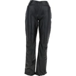 Women's Leather Hipster Trousers Black : Hipsy 2 DP 251