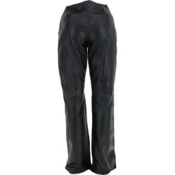 Women's Leather Hipster Trousers Black : Hipsy 2 DP 251 -Luxe Style Central womens leather hipster trousers black hipsy 2 dp 251 p4104 17635 image