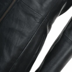 Womens Long Length Gothic Coat Black/nap : Lucine -Luxe Style Central womens long length gothic coat black nap lucine p1249 5409 image