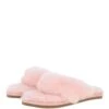 Women's Luxury Sheepskin Flip Flops Pink : Fen-SFF -Luxe Style Central womens luxury sheepskin flip flops pink fen sff p4182 17911 image