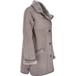 Womens Sheepskin Coat Topo : Florence -Luxe Style Central womens sheepskin coat topo florence p3353 14676 image