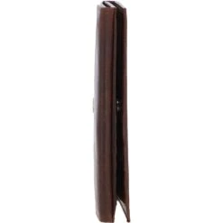 Women's Vintage Wash Large 12 Card Leather Purse Brandy : G-43 -Luxe Style Central womens vintage wash large 12 card leather purse brandy g 43 p4078 17446 image