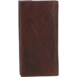 Women's Vintage Wash Large 12 Card Leather Purse Brandy : G-43 -Luxe Style Central womens vintage wash large 12 card leather purse brandy g 43 p4078 17448 image