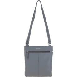 'XSpirit' Leather Crossbody Bag Charcoal Grey: 63033/CB4 -Luxe Style Central xspirit leather crossbody bag charcoal grey 63033 cb4 p6878 25454 image