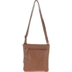 'XSpirit' Leather Crossbody Bag Tan: 63033/CB4 -Luxe Style Central xspirit leather crossbody bag tan 63033 cb4 p7687 27726 image