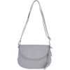 Zip Around Pocket Leather Shoulder Bag Light Grey– Rihanna -Luxe Style Central zip around pocket leather shoulder bag light grey rihanna p3634 15090 image