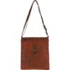 Zip Top Large Dipped Leather Shoulder Bag Tan: R-18 -Luxe Style Central zip top large dipped leather shoulder bag tan r 18 p5456 19671 image