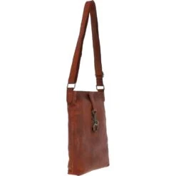 Zip Top Large Dipped Leather Shoulder Bag Tan: R-18 -Luxe Style Central zip top large dipped leather shoulder bag tan r 18 p5456 19674 image